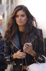 SARA SAMPAIO Out and About in New York 11/04/2015