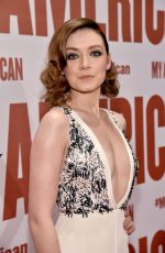 SARAH BLOGER at My All American Premiere in Los Angeles 11/09/2015