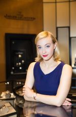 SARAH GADON at Two Worlds Photographic Exhibition by Caitlin Conenberg in New York 11/16/2015