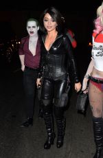 SARAH HYLAND at Just Jared Halloween Party in Hollywood 10/31/2015