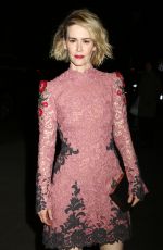 SARAH PAULSON at Museum of Modern Art Film Benefit Honoring Cate Blanchett in New York 11/17/2015