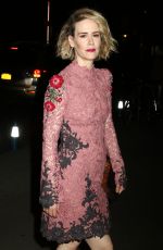 SARAH PAULSON at Museum of Modern Art Film Benefit Honoring Cate Blanchett in New York 11/17/2015
