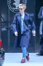 SCARLETT JOHANSSON Leavs an Office Building in New York 11/13/2015