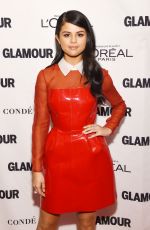 SELENA GOMEZ at Glamour’s 25th Anniversary Women of the Year Awards in New York 11/09/2015