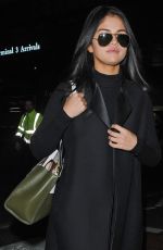 SELENA GOMEZ at Heathrow Airport in London 11/12/2015