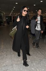 SELENA GOMEZ at Heathrow Airport in London 11/12/2015