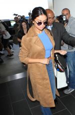 SELENA GOMEZ at Los Angeles International Airport 11/24/15