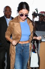 SELENA GOMEZ at Los Angeles International Airport 11/24/15