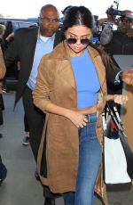 SELENA GOMEZ at Los Angeles International Airport 11/24/15