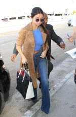 SELENA GOMEZ at Los Angeles International Airport 11/24/15