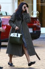 SEOLENA GOMEZ Arrives at The Peninsula Hotel in Beverly Hills 11/05/2015