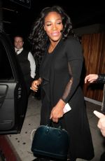 SERENA WILLIAMS at at The Nice Guy in West Hollywood 11/18/2015