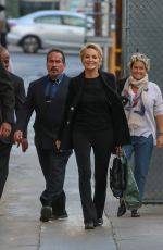 SHARON STONE Arrives at Jimmy Kimmel Live in Los Angeles 11/03/2015