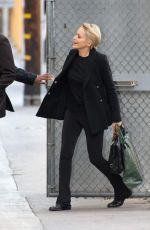 SHARON STONE Arrives at Jimmy Kimmel Live in Los Angeles 11/03/2015