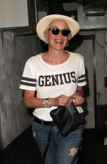 SHARON STONE Leaves a Nails Salon in Beverly Hills 10/31/2012