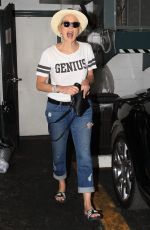 SHARON STONE Leaves a Nails Salon in Beverly Hills 10/31/2012