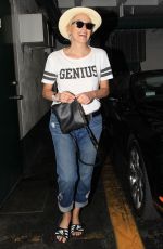 SHARON STONE Leaves a Nails Salon in Beverly Hills 10/31/2012