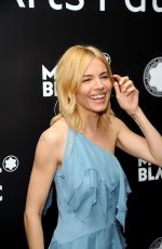 SIENNA MILLER at 24th Montblanc De La Culture Arts Patronage Award Honoring Peter M. Brant in New York 11/10/2015