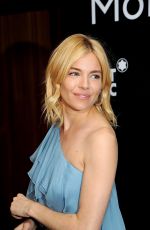 SIENNA MILLER at 24th Montblanc De La Culture Arts Patronage Award Honoring Peter M. Brant in New York 11/10/2015
