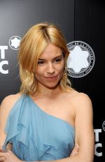 SIENNA MILLER at 24th Montblanc De La Culture Arts Patronage Award Honoring Peter M. Brant in New York 11/10/2015