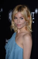 SIENNA MILLER at 24th Montblanc De La Culture Arts Patronage Award Honoring Peter M. Brant in New York 11/10/2015