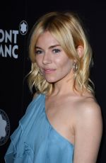 SIENNA MILLER at 24th Montblanc De La Culture Arts Patronage Award Honoring Peter M. Brant in New York 11/10/2015