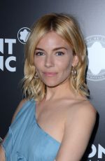 SIENNA MILLER at 24th Montblanc De La Culture Arts Patronage Award Honoring Peter M. Brant in New York 11/10/2015