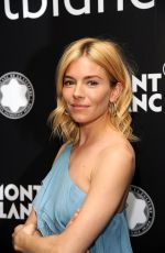 SIENNA MILLER at 24th Montblanc De La Culture Arts Patronage Award Honoring Peter M. Brant in New York 11/10/2015