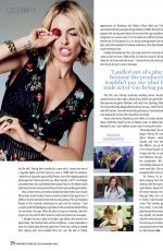SIENNA MILLER in Marie Claire Magazine, December 2015 Issue