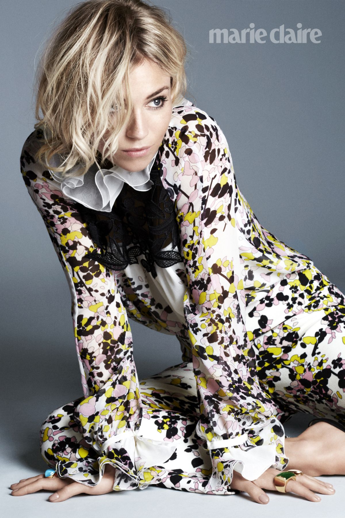 SIENNA MILLER in Marie Claire Magazine, October 2015 Issue – HawtCelebs