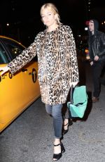 SIENNA MILLER Night Out in New York 11/13/2015