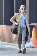 SIENNA MILLER Out and About in Soho 11/09/2015