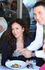 SOFIA MILOS Enjoying Lunch in Beverly Hills 11/19/2015