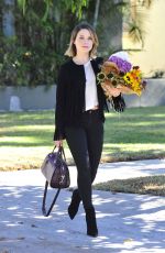 SOPHIA BUSH Out and About in Los Angeles 11/21/2015