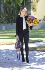 SOPHIA BUSH Out and About in Los Angeles 11/21/2015