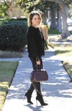 SOPHIA BUSH Out and About in Los Angeles 11/21/2015