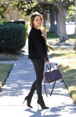 SOPHIA BUSH Out and About in Los Angeles 11/21/2015