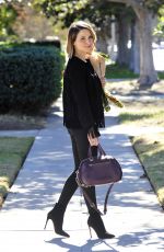 SOPHIA BUSH Out and About in Los Angeles 11/21/2015