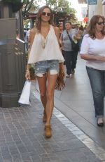 STACY KIEBLER un Cut off Out Shopping in West Hollywood 11/21/2015