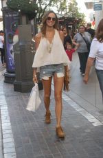 STACY KIEBLER un Cut off Out Shopping in West Hollywood 11/21/2015
