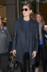 STANA KATIC Leaves Good Morning America Studios 11/10/2015
