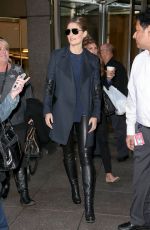 STANA KATIC Leaves Good Morning America Studios 11/10/2015