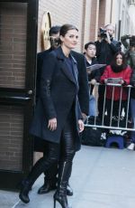 STANA KATIC Leaves Good Morning America Studios 11/10/2015