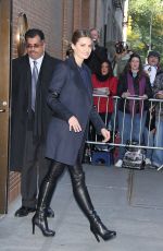 STANA KATIC Leaves Good Morning America Studios 11/10/2015