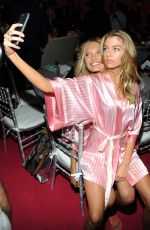STELLA MAXWELL at Victoria’s Secret 2015 Fashion Show Backstage 11/10/2015