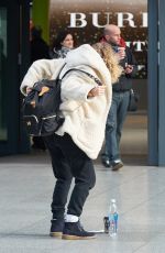 SUKI WATRHOUSE Arrives at Heathrow Airport in London 11/25/2015