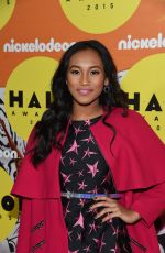 SYDNEY PARK at 2015 Nickelodeon Halo Awards in New York 11/14/2015