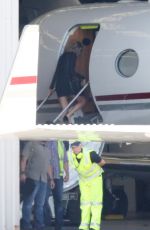 TAYLOR SWIFT Boarding at a Private Jet in Sydney 11/28/2015