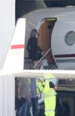 TAYLOR SWIFT Boarding at a Private Jet in Sydney 11/28/2015
