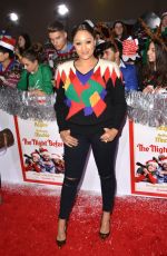 TIA MOWRY at The Night Before Premiere in Los Angeles 11/18/2015